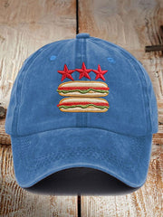 Unisex Funny Sandwich Guy Resist 8647 Printed Hat
