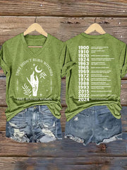 Women's They Didn't Burn Witches They Burned Women Tee