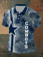 Men's American Football Print Casual Top