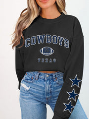 Women's American football sweatshirt