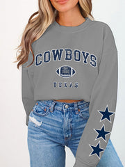 Women's American football sweatshirt