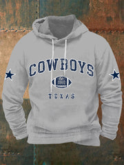 Men's American football hooded sweatshirt
