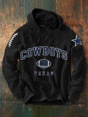 Men's American football hooded sweatshirt