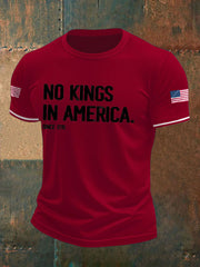 Men's 8647 FDT 50501 No Kings Printed T-Shirt