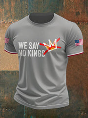 Men's 8647 FDT 50501 No Kings Printed T-Shirt