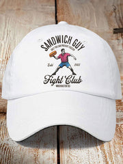 Unisex Funny Sandwich Guy 8647 Printedr Hat