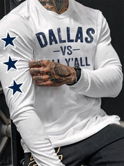 Men's American Football Long Sleeve T-Shirt