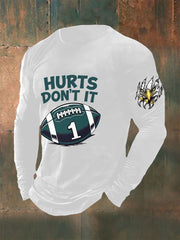 Men's Football Fans Lovers Gameday Long Sleeve T-shirt