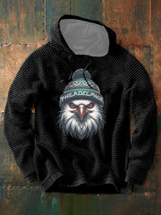 Men's Football Fans Lovers Gameday Casual French Terry Hoodie