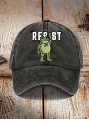 Unisex Portland Frog Print Hat