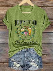 T-shirt décontracté imprimé mode femme 