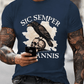 Men's Sic Semper Tyrannis Printed Casual T-Shirt