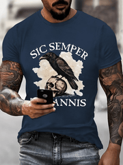 Bedrucktes Freizeit-T-Shirt „Sic Sempre Tyrannis“ für Herren 