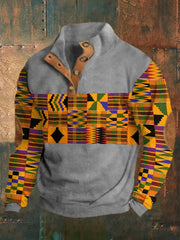 Men'S Casual Printed Long Sleeve Sweatshirt