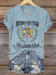 T-shirt décontracté imprimé mode femme 