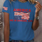 Retro America We Are In Danger Girl Print T-Shirt