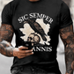 Men's Sic Semper Tyrannis Printed Casual T-Shirt