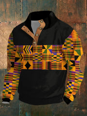 Men'S Casual Printed Long Sleeve Sweatshirt