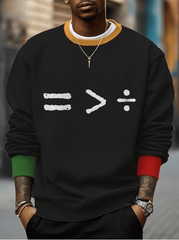 Man's Equality Over Division Long Sleeve Sweatershirt