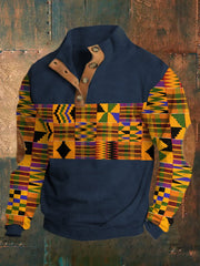 Men'S Casual Printed Long Sleeve Sweatshirt