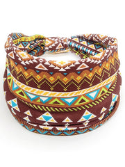 Black Pride Ethnic Geometric Print Headband