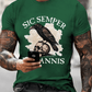 Men's Sic Semper Tyrannis Printed Casual T-Shirt
