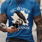 Men's Sic Semper Tyrannis Printed Casual T-Shirt