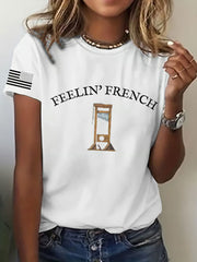 Women's FDT Printed Casual T-Shirt