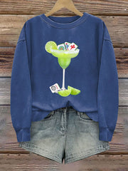 Women's Funny Mah Jongg Printed Casual Sweatshirt