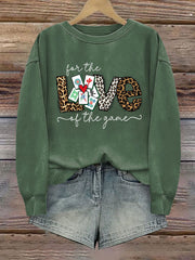 Women's Funny Mah Jongg Printed Casual Sweatshirt