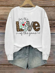 Women's Funny Mah Jongg Printed Casual Sweatshirt