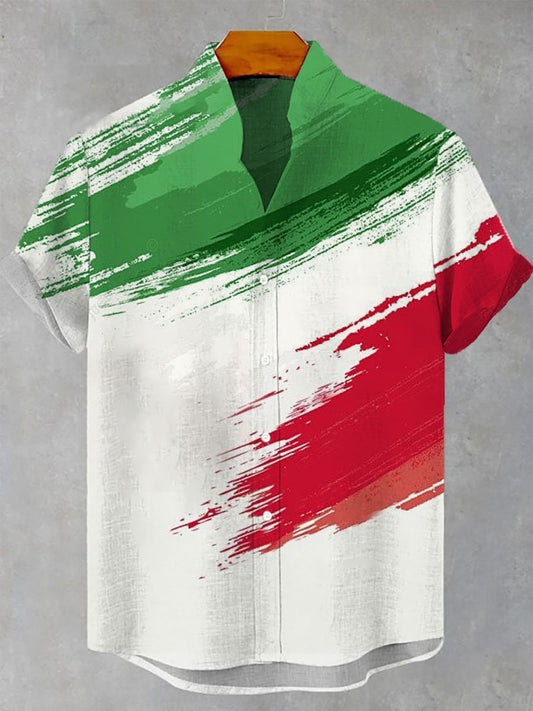 Italien Kurzarmhemd für Herren