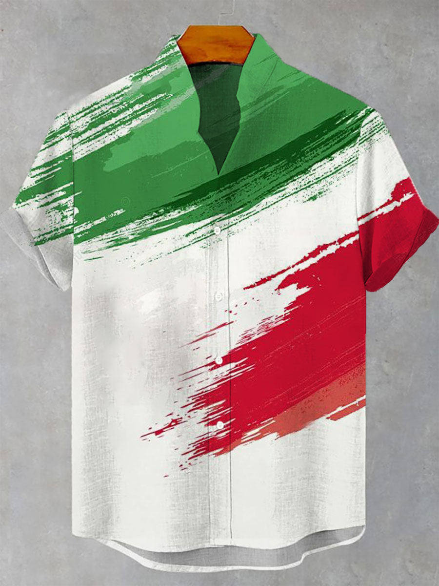 Men's Italy short-sleeved shirt