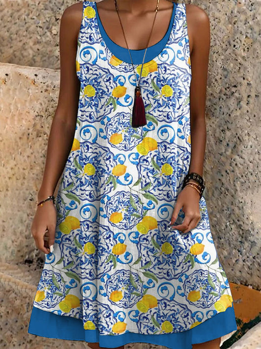 Italienisches Resort-Freizeitkleid für Damen