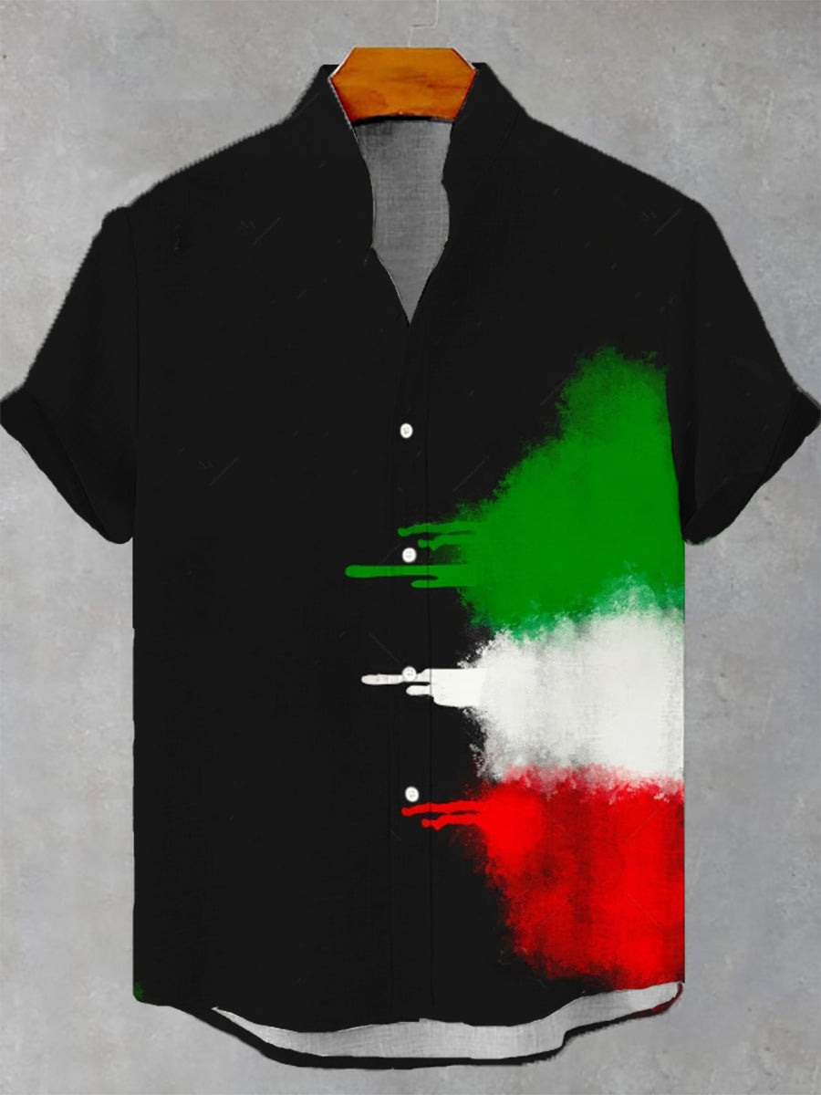 Italien Kurzarmhemd für Herren