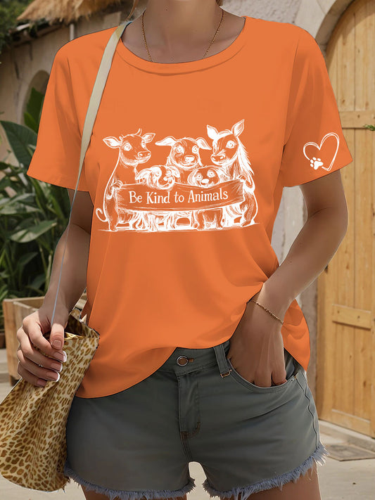 Camiseta de protección animal para mujer