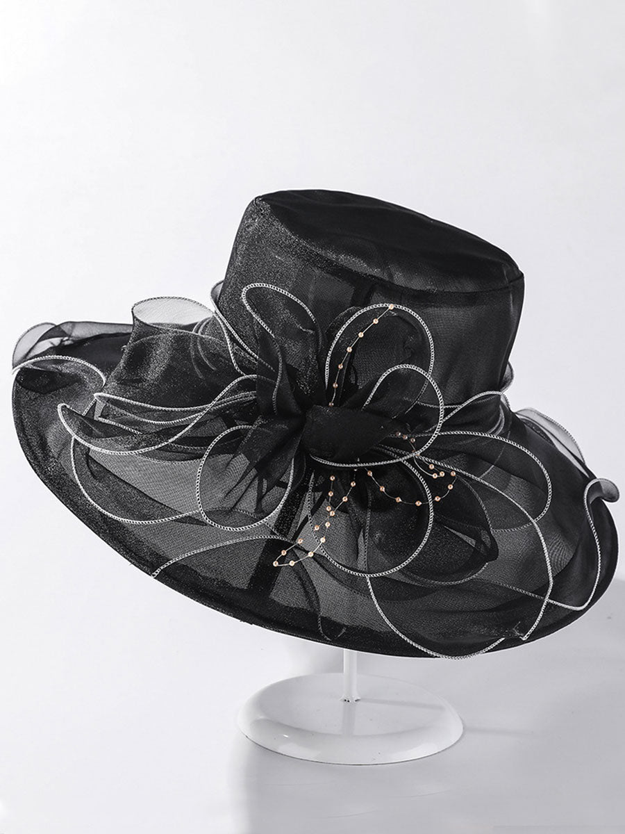 Women's Vintage Derby Organza Headdress