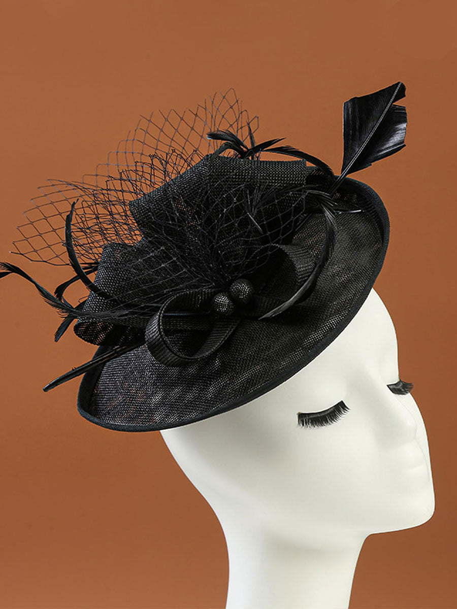 Women's Vintage Derby Feather Headdress