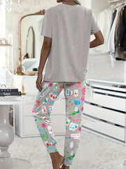 Womens Mahjong Social Club Pajama Set