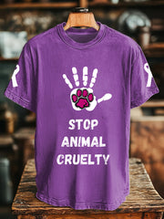 Unisex stop animal cruelty T-shirt