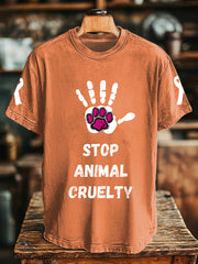 Unisex stop animal cruelty T-shirt