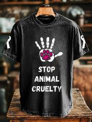 Unisex stop animal cruelty T-shirt