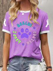 Women's rescue foster adopt T-shirt