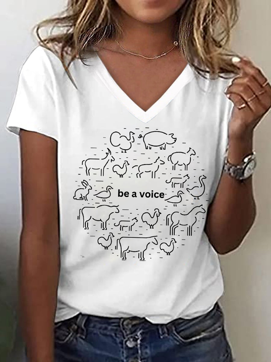 Women's Iron On Short Sleeve T-Shirt