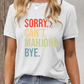 Women's Funny Mahjong Printed Casual T-shirt
