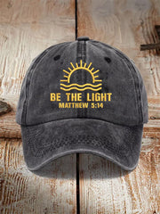 Unisex Be The Light Matthäus 5:14 Print Mütze