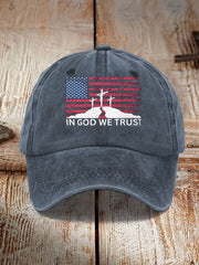 Unisex In God We Trust Print Hat