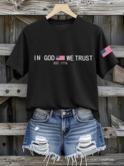 Women's In God We Trust EST.1776 Short Sleeve T-Shirt