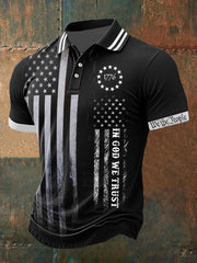 Men's In God We Trust We The People Short Sleeve  Shirt