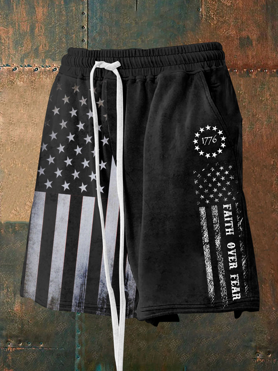 Men's Faith Over Fear 1776 Shorts